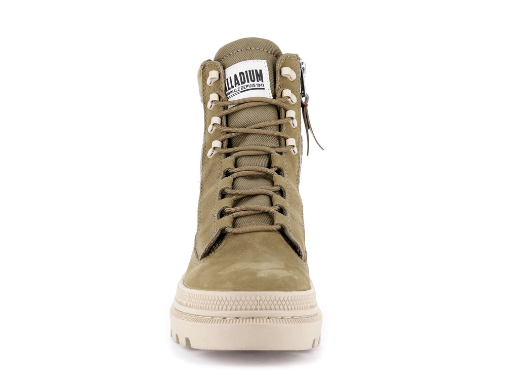 Zapatos Altas Palladium PALLATROOPER TACTICAL Hombre Verde Oliva | Costa Rica-62049